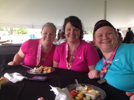 Post-race at Indianapolis Women's Half Marathon