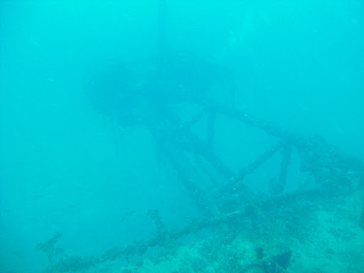 The look out, which is on the back of the ship