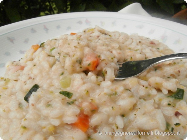 risotto alici zucchine mozzarella fiordilatte vialone nano riso