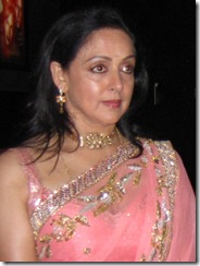 Hema Malini in pink  saree
