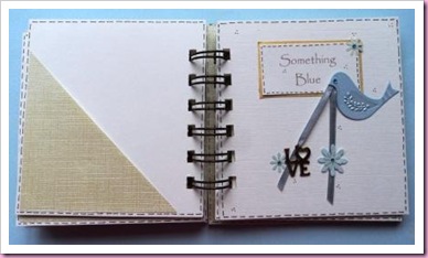 Something Blue Bind It All Mini Wedding Book