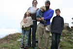 Touring Kuelap in the drizzly mist, Chachapoyas Region, Peru