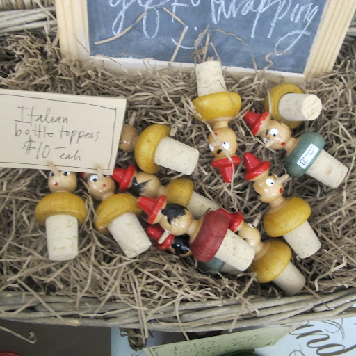 These Italian bottle toppers are adorable. They'd make a great stocking stuffer.