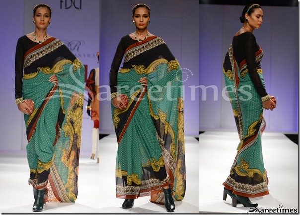 Rajdeep_Ranawat_Green_Saree