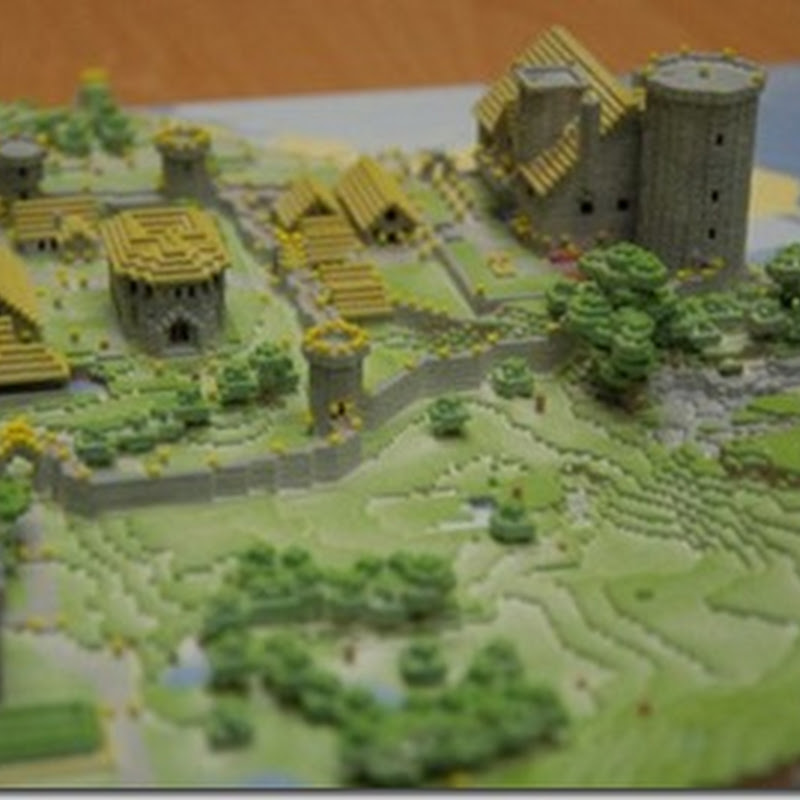 Jemand baute ein echtes Minecraft-Dorf – und es ist fantastisch