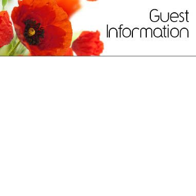 Poppies 4 Guest Information