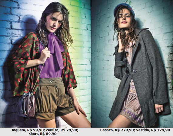 Juliana Jabour para Riachuelo: Inverno 2012 – Fotos da coleção exclusiva.