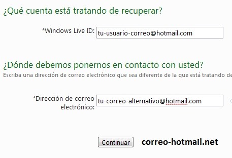 Como recuperar Hotmail