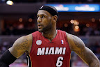 lebron james nba 121204 mia at was 07 LeBron James Nears 2nd Triple Double, Wears Lavas in a Loss