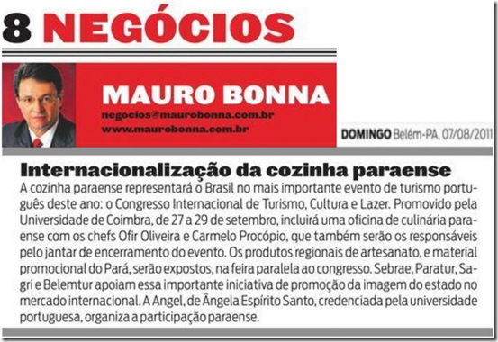 Divulgação Mauro Bonna - Evento Portugal