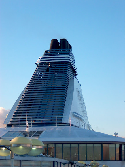 Smokestack of Silja Symphony