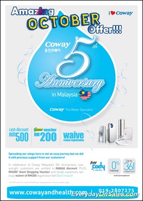 coway-malaysia-october-2011-amazing-promotion-EverydayOnSales-Warehouse-Sale-Promotion-Deal-Discount