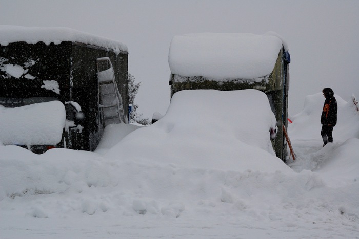 peg in snow peg in snow