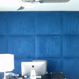 Upholstered wall boca raton home office