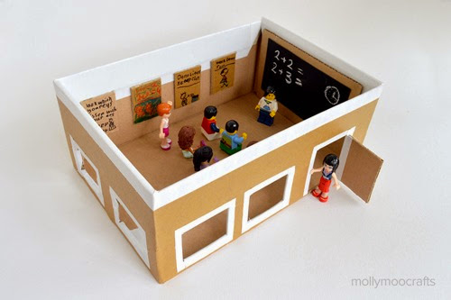 School from a Shoebox from MollyMoo School from a Shoebox from MollyMoo