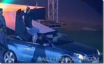akshay and sukhbir in mercedes car