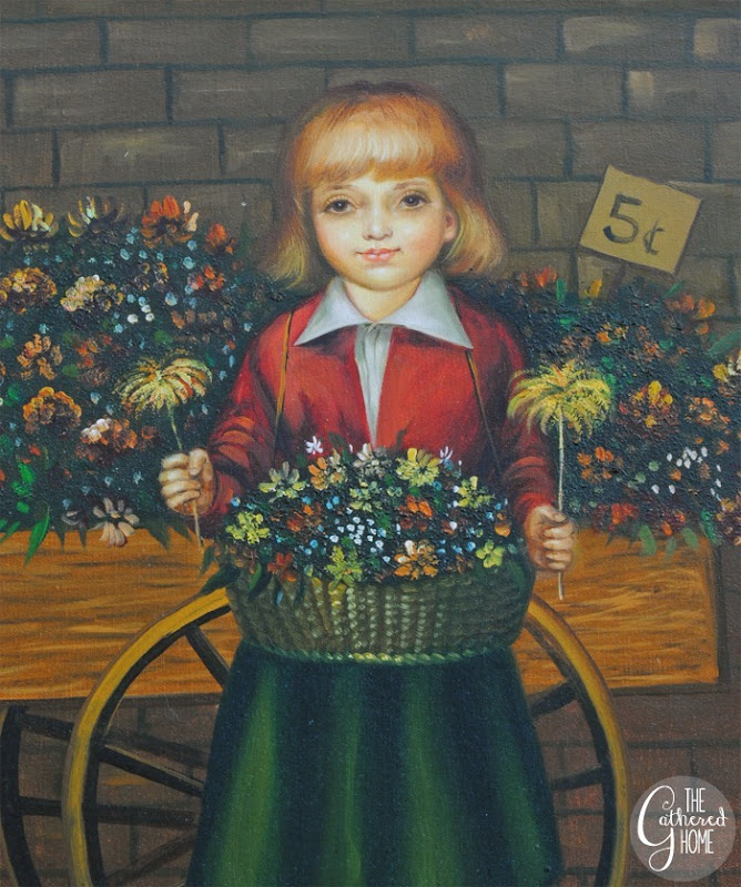 thrift score thursday girl painting2 thrift score thursday girl painting2