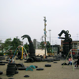 Tire Park, near Kamata Station, Tokyo