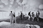 Finally, all the paper lanterns and tables were in place.