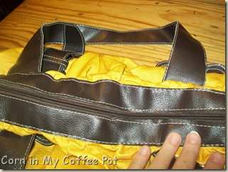 Yellow purse- Sewing 027