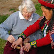 Weaving demonstration
