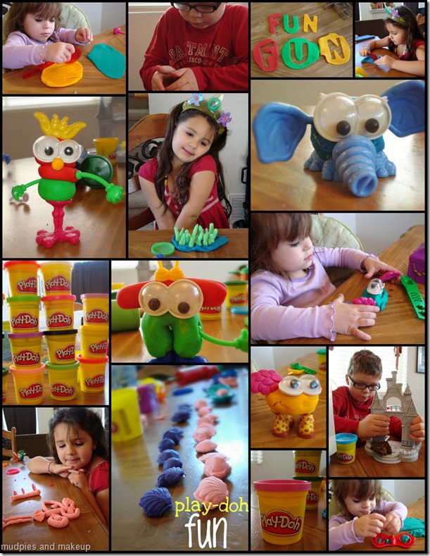 playdoh collage