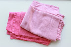 My favorite worn kitchen towels (mom always keeps these way in the back of the drawer)