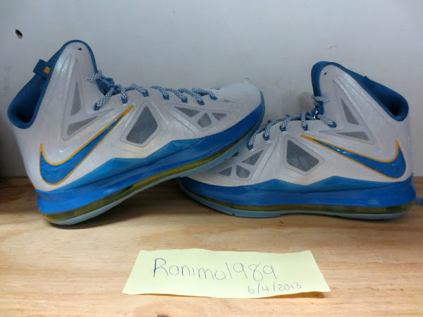 Detailed Look at Swin Cash8217s LEBRON X Chicago Sky PEs