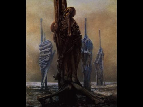 Zdzislaw Beksinski Sceletons, Death