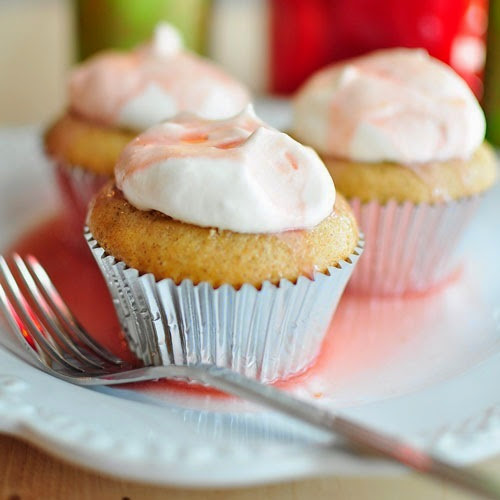 Strawberry Rhubarb Tres Leches Cupcakes Recipe #SummerOutshine #shop Strawberry Rhubarb Tres Leches Cupcakes Recipe #SummerOutshine #shop