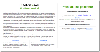 Premium Link Generators: Uploaded.net Premium Link Generator- Debridx.