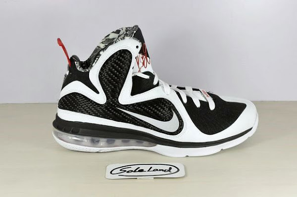 First Look Nike LeBron 9 8220Black amp White8221 aka strikeScarfacestrike Freegums