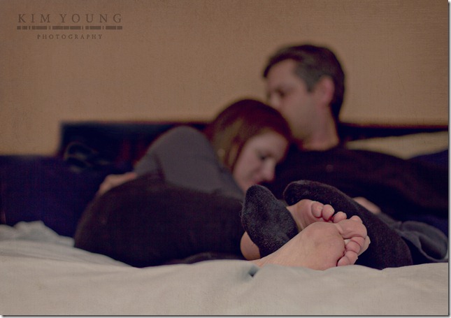 Feet snuggle