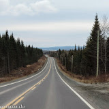 Estrada para Fredericron, New Brunswick, Canadá