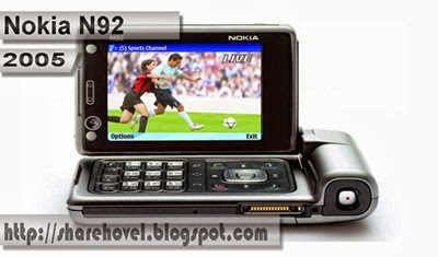 2005 - Nokia N92_Evolusi Nokia Dari Masa ke Masa Selama 30 Tahun - Sejak Tahun 1984 Hingga 2013_by_sharehovel
