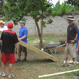 A ramp was built.