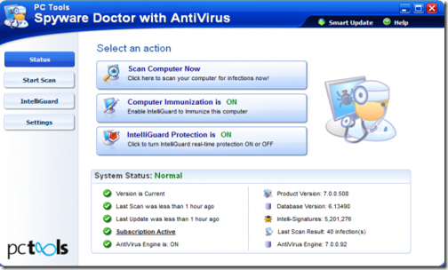 top 10 free antivirus softwares 2017 Spyware doctor.