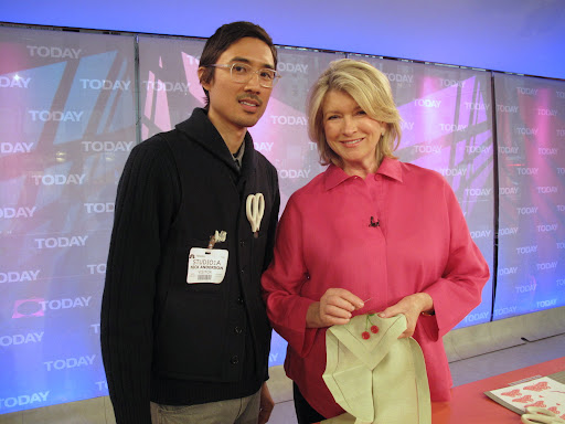 Here I am with Nick Anderson, who used to work with us at Martha Stewart Living.