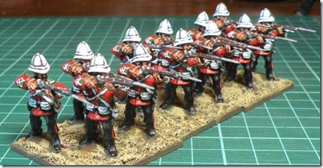 Wargames Factory British infantry Zulu war