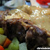 Closeup of T-Bone Steak at Taklobo Restaurant