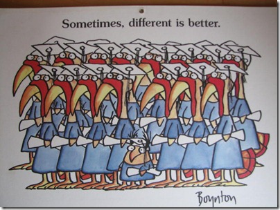 different is better calendar 