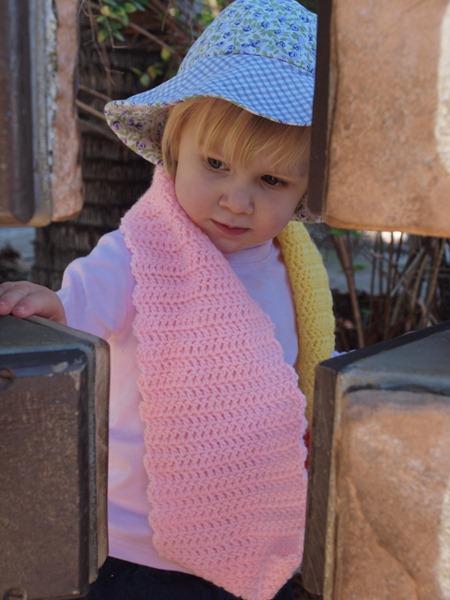 my precious Ms. M & her scarf
