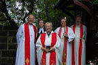 Bishop Rupert, Pastor Gitta, Pastor Libby, Bishop Jana, Bishop Walter