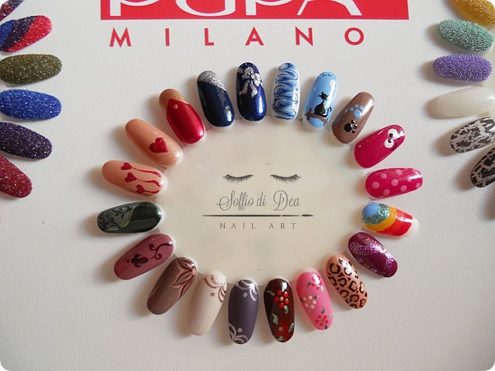 nail art - soffiodidea - soffio di dea - pupa nail art - soffiodidea - soffio di dea - pupa