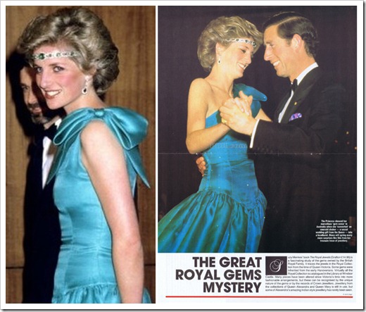 lady Diana wore it in a stylish manner and the choker became her headband