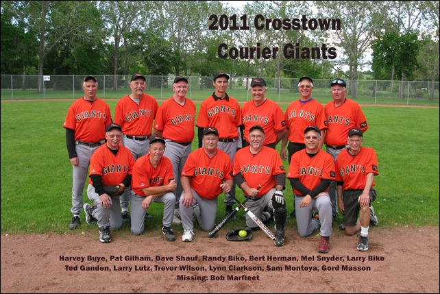2011 Crosstown Courier Giants #040 Finished