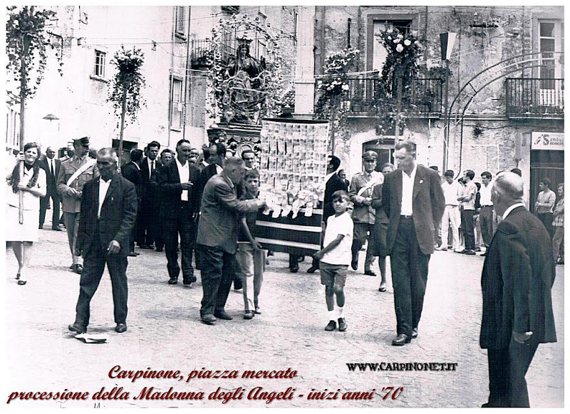 Processione Madonna degli Angeli, inizio anni 70