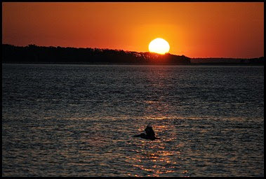 00h - Fort Clinch SP - Sunset across Cumberland Sound
