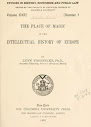 The Place Of Magic In The Intellectual History Of Europe