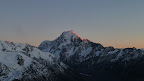 Sonnenaufgang; Mueller Hut Route, Tag 2.